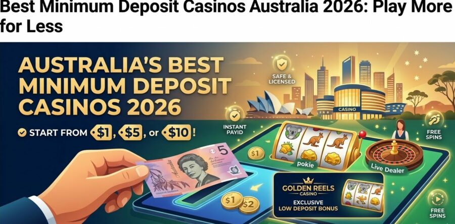 💸 Best Minimum Deposit Casinos Australia 2026: Play More for Less
